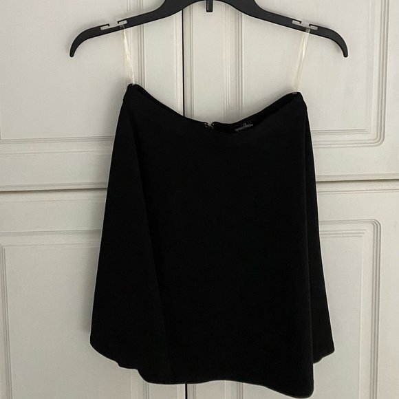 Black Two Piece Homecoming Dress - Picture 6 of 7